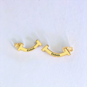 Custom Hand-Laser Fingerprint Heart Signet 18k Gold Ring